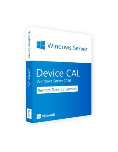 Microsoft Windows Server 2016 RDS 50 CAL pour périphériques