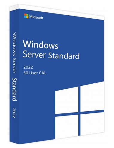 Microsoft Windows Server 2022 50 Licences d'Accès Client (CAL)