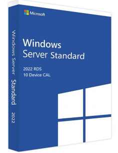 Microsoft Windows Server 2022 RDS 10 CAL pour dispositif