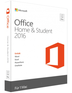 Microsoft Office 2016 Famille et Étudiant pour Mac