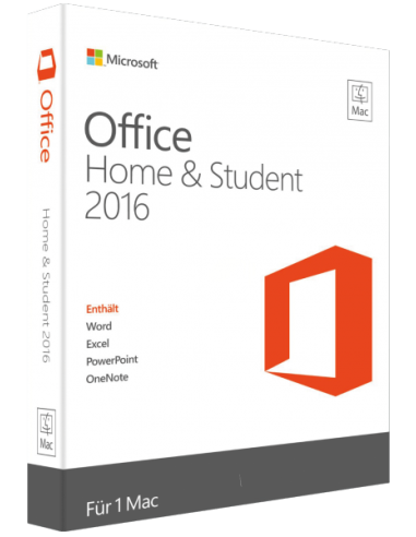 Microsoft Office 2016 Famille et Étudiant pour Mac