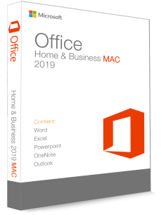 Microsoft Office 2019 Famille et Petite Entreprise pour Mac